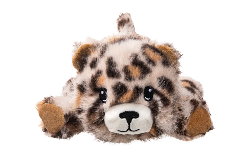 Plyšová hračka pro psy s pevnými švy – Growl Snugglez Larry, leopard - Obrázek 2