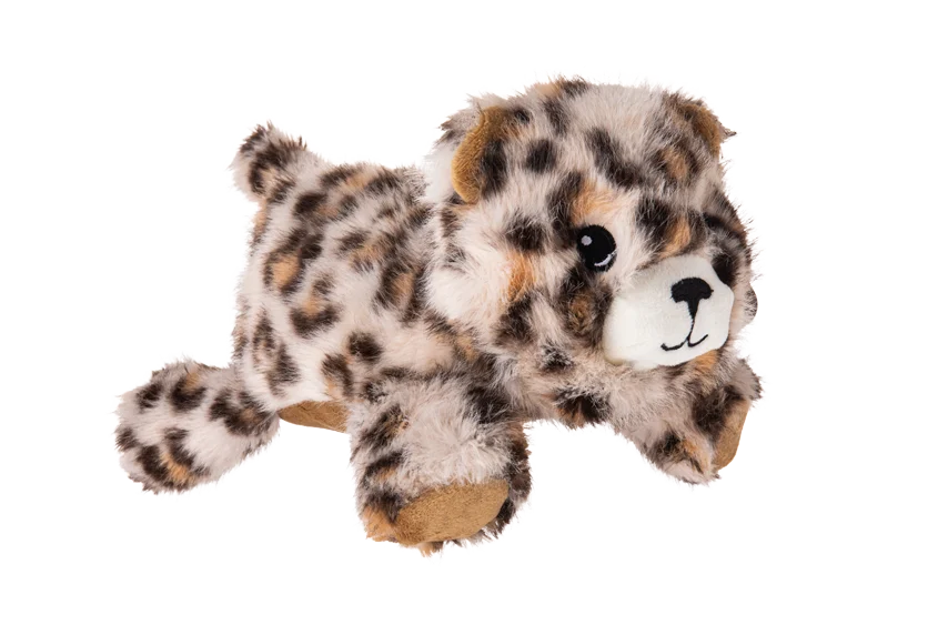 Plyšová hračka pro psy s pevnými švy – Growl Snugglez Larry, leopard - Obrázek 3