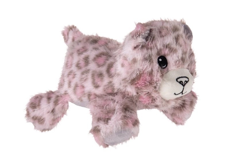 Plyšová hračka pro psy s pevnými švy – Growl Snugglez Sierra, sněžný leopard - Obrázek 3