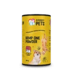 Konopný květový prášek pro psy a kočky s rohovníkem, 250 g – Excellent Pets Hemp One Powder