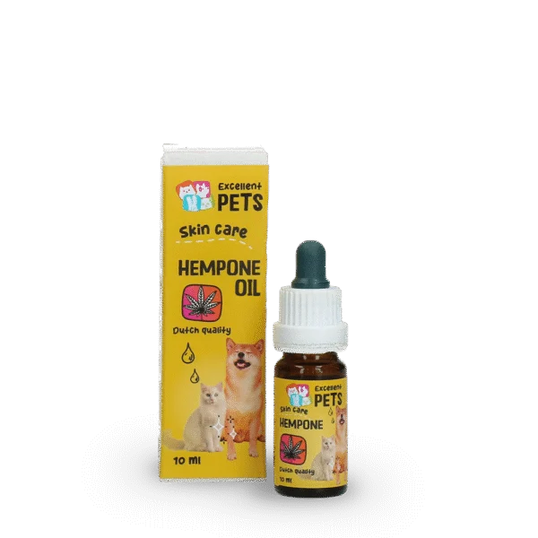 Olej k péči o pokožku psů s konopným olejem, 10 ml – Excellent Pets HempOne Oil