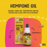 Olej na péči o kůži psů s konopným olejem, 20 ml – Excellent Pets HempOne Oil - Obrázek 2