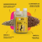 Olejová směs pro psy a kočky s konopným olejem, 250 ml – Excellent Pets HempOne + Omega Oil - Obrázek 5