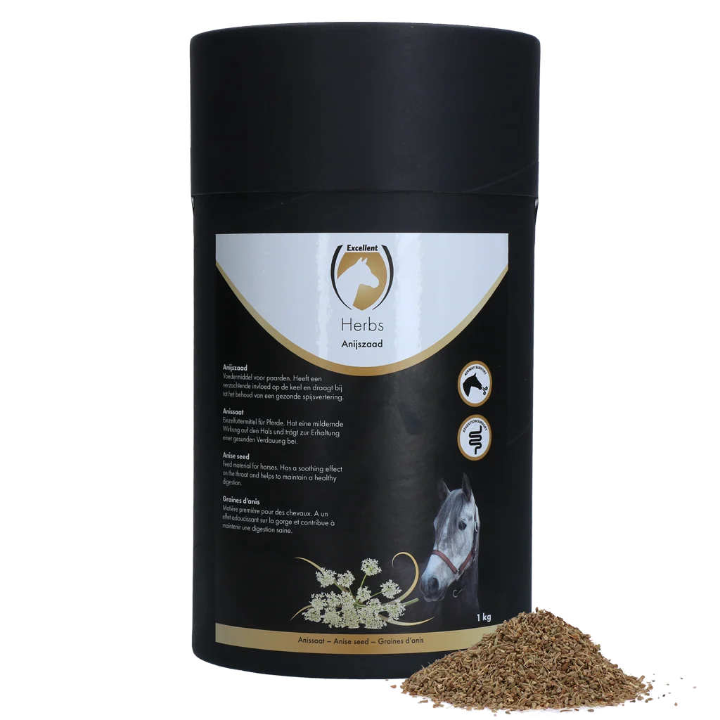 Anýzová semínka pro koně, 1 kg – Excellent Horse Herbs Anijszaad - Obrázek 1