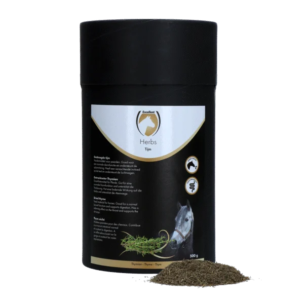 Tymián pro koně na podporu dýchacích cest, 500 g – Excellent Horse Herbs Tijm