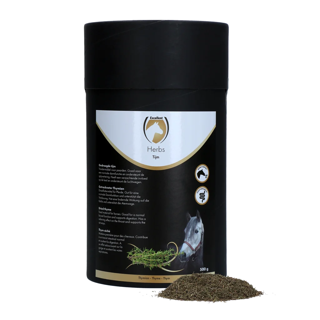 Tymián pro koně na podporu dýchacích cest, 500 g – Excellent Horse Herbs Tijm - Obrázek 1