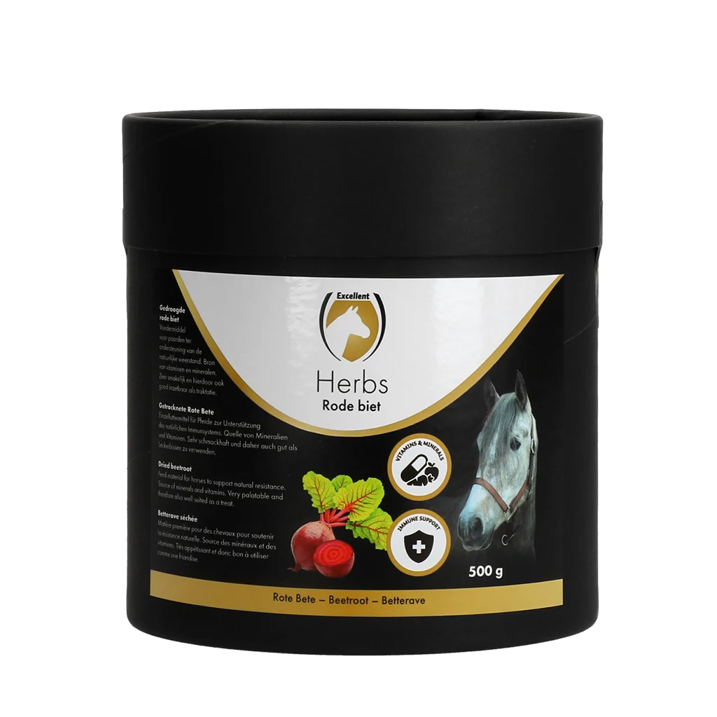 Červená řepa pro koně s minerály a vitamíny, 500 g – Excellent Horse Herbs Červená řepa - Obrázek 1