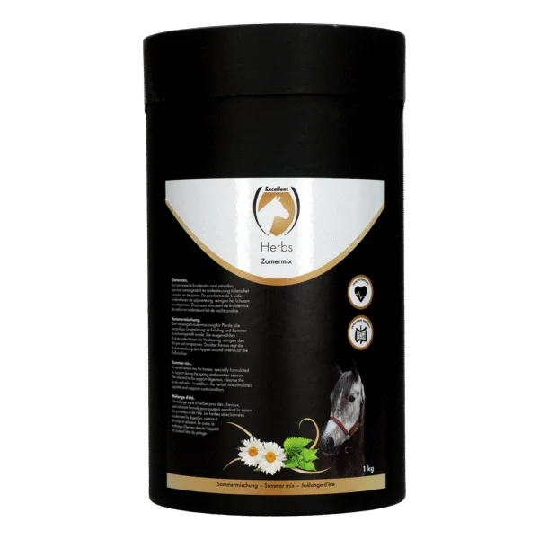 Letní bylinná směs pro koně, 1 kg – Excellent Horse Herbs Zomermix