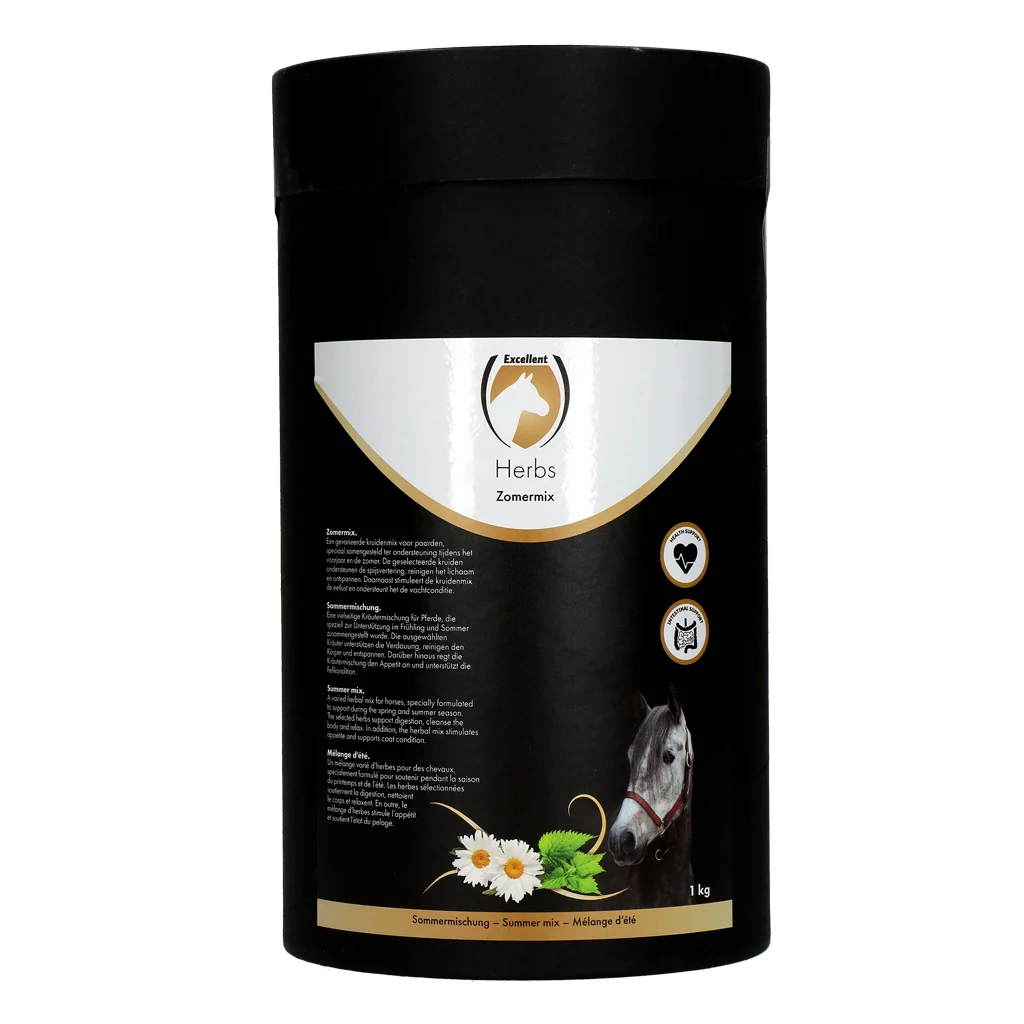 Letní bylinná směs pro koně, 1 kg – Excellent Horse Herbs Zomermix - Obrázek 1