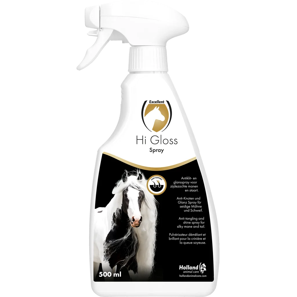 Sprej na hřívu a ocas, usnadňující rozčesávání, 500 ml – Excellent Horse Hi Gloss Spray - Obrázek 1
