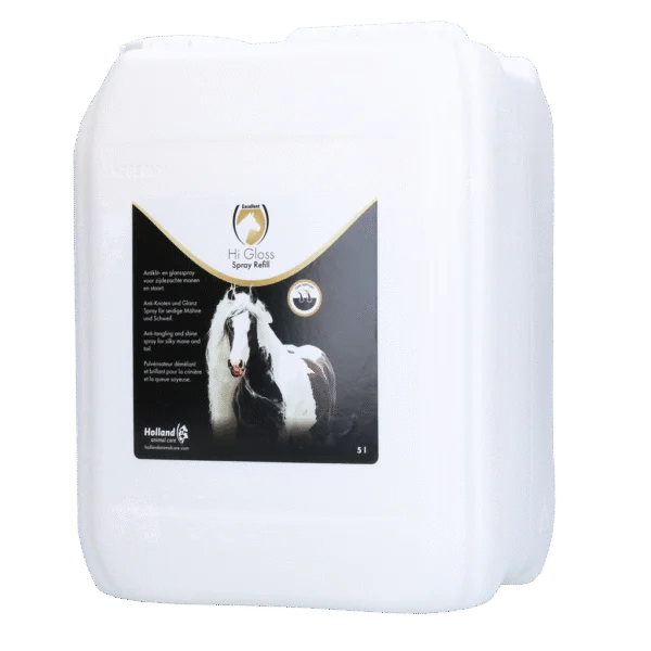 Sprej na hřívu a ocas, proti zacuchání, 5 l – Excellent Horse Hi Gloss Spray Refill