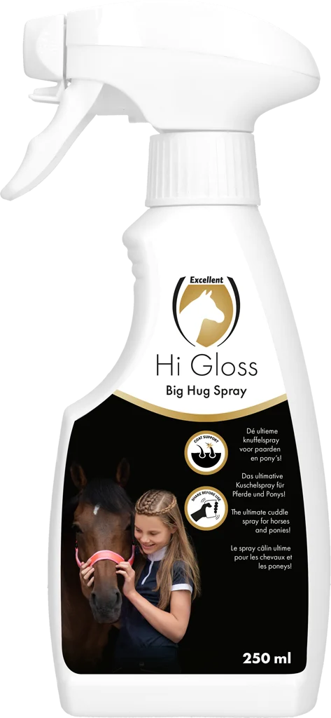 Sprej na hřívu a ocas s levandulí, 250 ml – Excellent Horse Hi Gloss Big Hug Spray - Obrázek 1