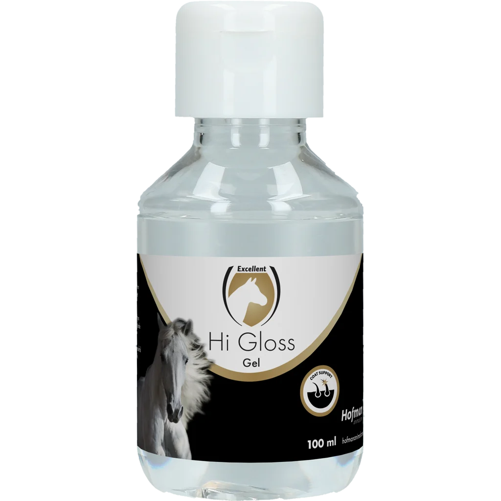 Gel pro lesk hřívy a ocasu, 100 ml – Excellent Horse Hi Gloss Gel - Obrázek 1