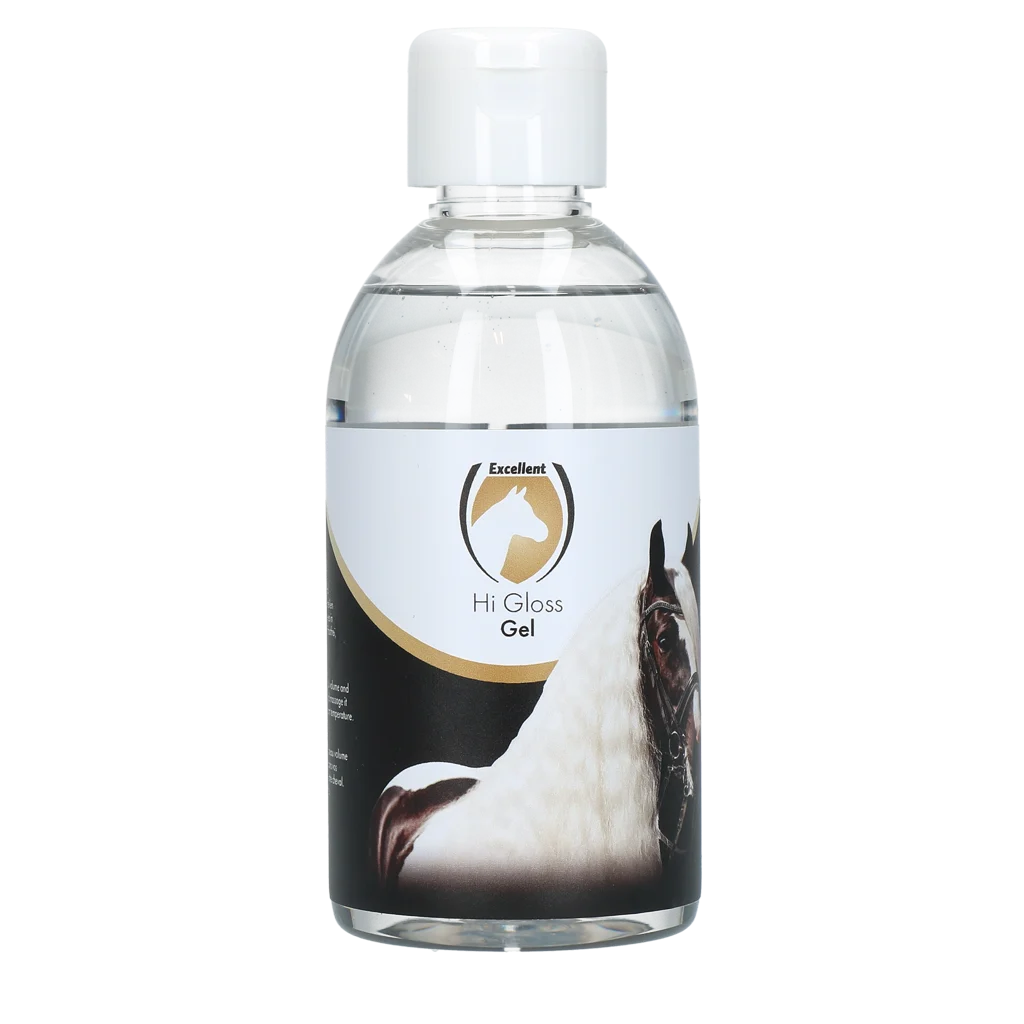 Lesk ve formě gelu na hřívu a ocas, 250 ml – Excellent Horse Hi Gloss Gel - Obrázek 1