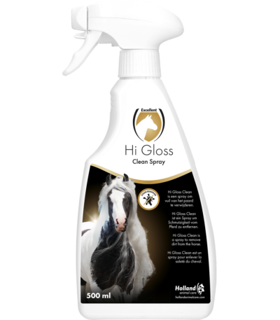 Suchý šampon pro koně s kondicionérem, 500 ml – Excellent Horse Hi Gloss Clean Spray