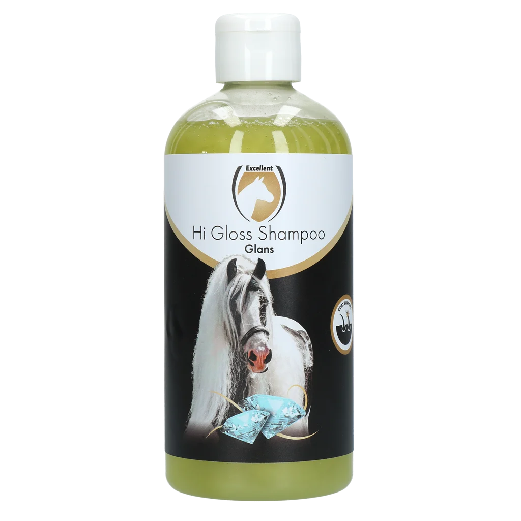 Šampon pro koně pro lesklou srst, 500 ml – Excellent Horse Hi Gloss Shampoo Original - Obrázek 1
