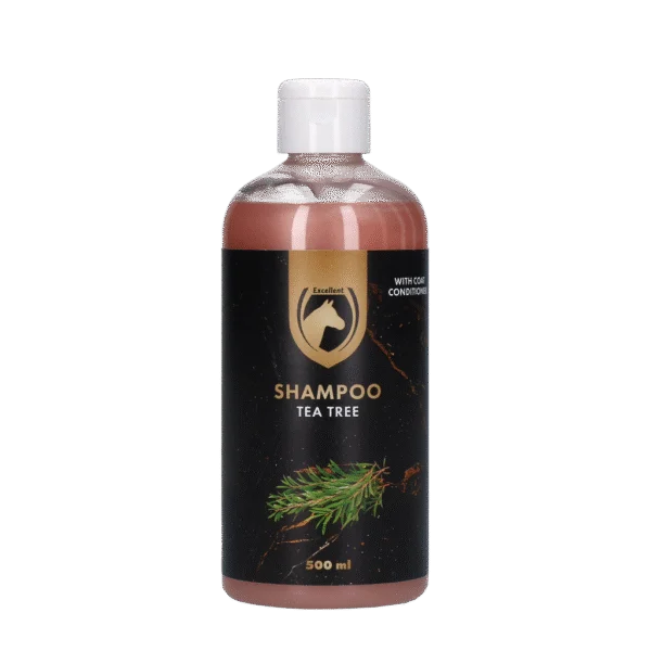 Koňský šampon pro lesklou srst, 500 ml – Excellent Horse Hi Gloss Shampoo Tea Tree