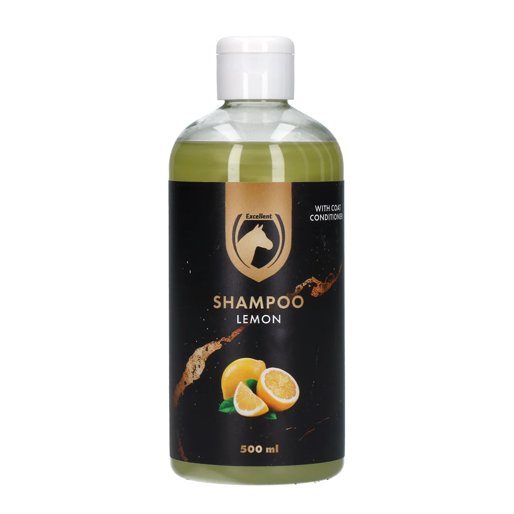 Šampon pro koně pro lesklou srst, 500 ml – Excellent Horse Hi Gloss Shampoo Lemon - Obrázek 1