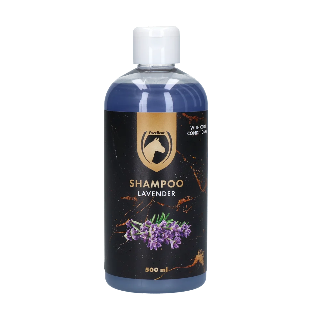 Koňský šampon pro lesklou srst, 500 ml – Excellent Horse Hi Gloss Shampoo Lavender - Obrázek 1