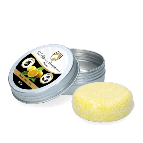 Tuhý šampon pro koně s kondicionérem, citron, 60 g – Excellent Horse Hi Gloss Shampoo Bar