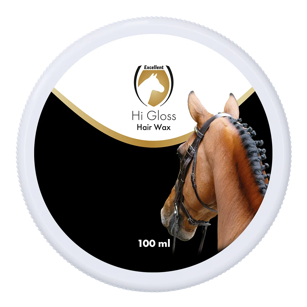 Vosk na hřívu a ocas, 100 ml – Excellent Horse Hi Gloss Hair Wax - Obrázek 2