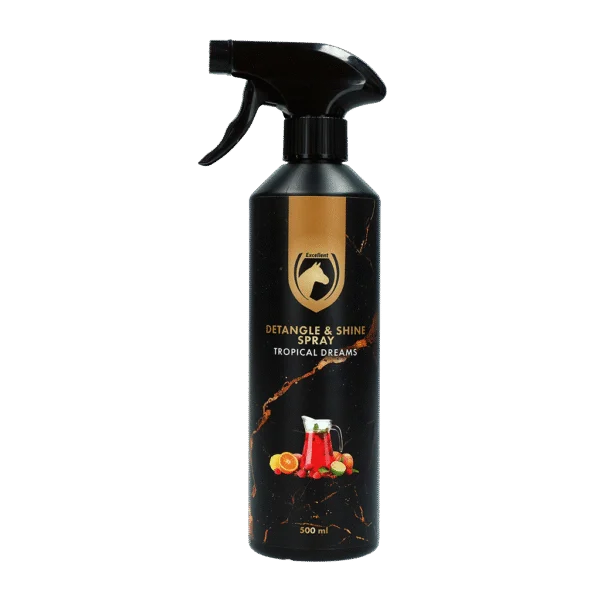 Sprej proti zacuchání hřívy a ocasu, 500 ml – Excellent Horse Detangle & Shine Spray Tropical Dreams