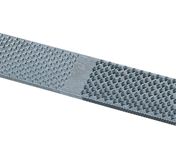 Rovná kopytní rašple, 35 cm, hrubá a jemná