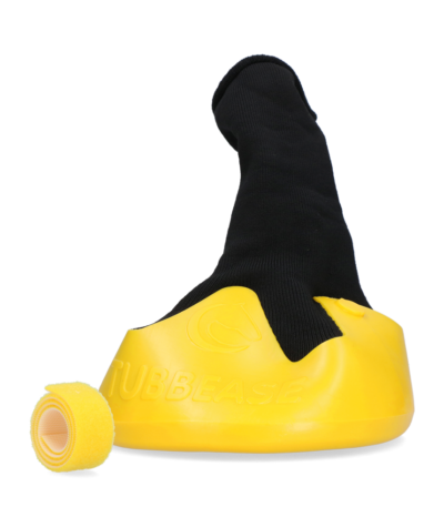 Bota na kopyto z prodyšného materiálu, 175 mm, žlutá – Tubbease