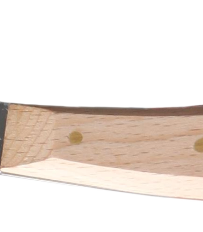 Úzký kopytní nůž se světle hnědou rukojetí, dodatečně nabroušený VC 320 "R"