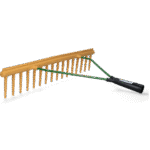 Hrábě na seno s lištou na urovnávání, šířka 64 cm, 16 zubů, bez násady - Obrázek 2
