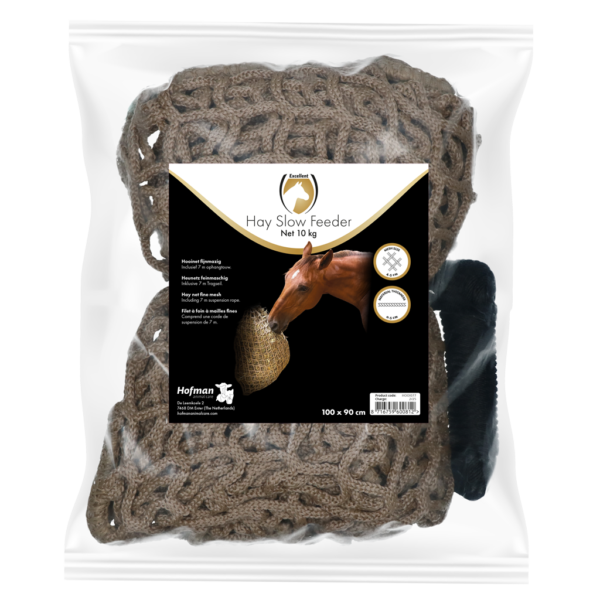 Síť na seno pro koně Slowfeeder, 10 kg, velikost ok 45 mm – Hay Slow Feeder Net