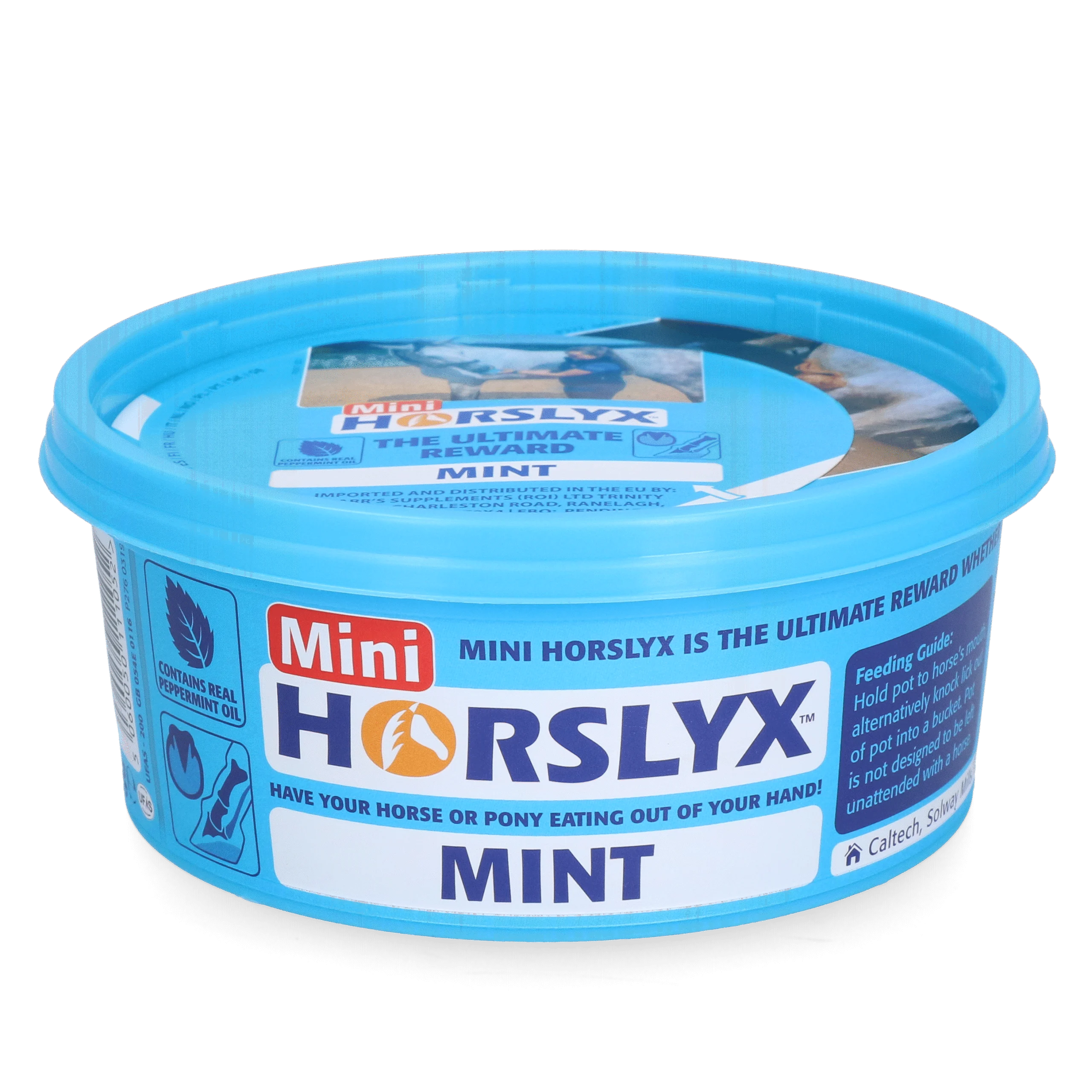 Lízací kámen pro koně jako odměna, 650 g – Horslyx Mini Mint - Obrázek 1