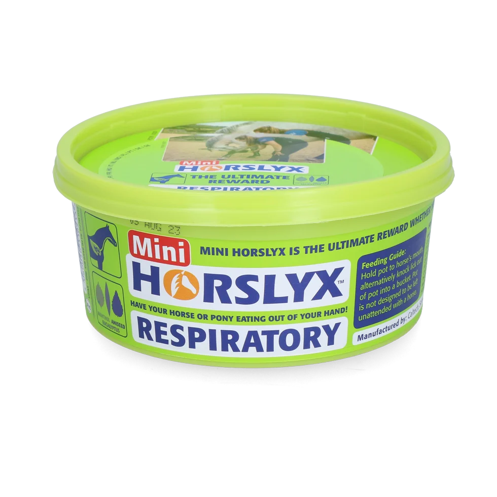 Lízací kámen pro koně jako odměna, 650 g – Horslyx Mini Luchtwegen - Obrázek 1