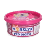 Lízací pamlsek pro koně jako odměna, 650 g – Horslyx Mini Spijsvertering