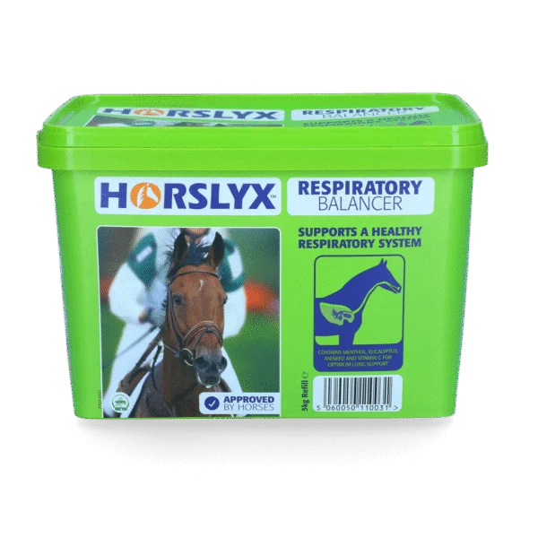 Lízací kámen pro koně jako odměna, 5 kg – Horslyx Respiratory Balancer