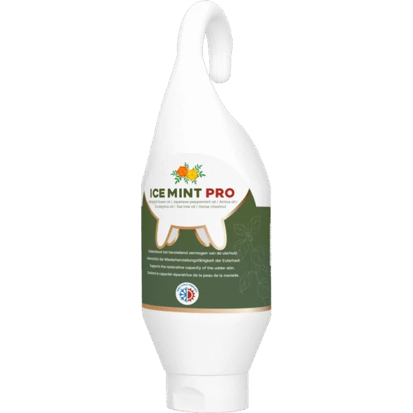 Gel na vemeno s měsíčkem lékařským v závěsné tubě, 500 ml – Vet Animal Care Ice Mint Pro
