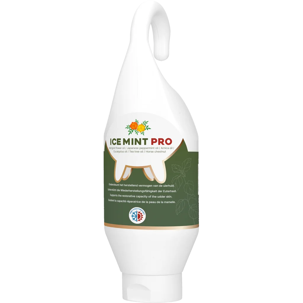 Gel na vemeno s měsíčkem lékařským v závěsné tubě, 500 ml – Vet Animal Care Ice Mint Pro - Obrázek 1