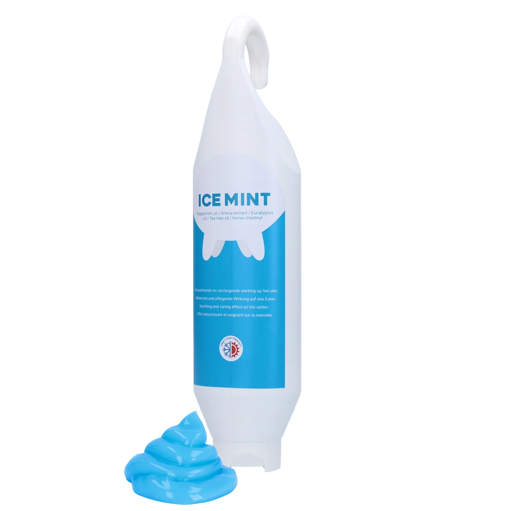 Gel na vemeno s mátovým olejem v závěsné tubě, 1 l – Vet Animal Care Ice Mint - Obrázek 1