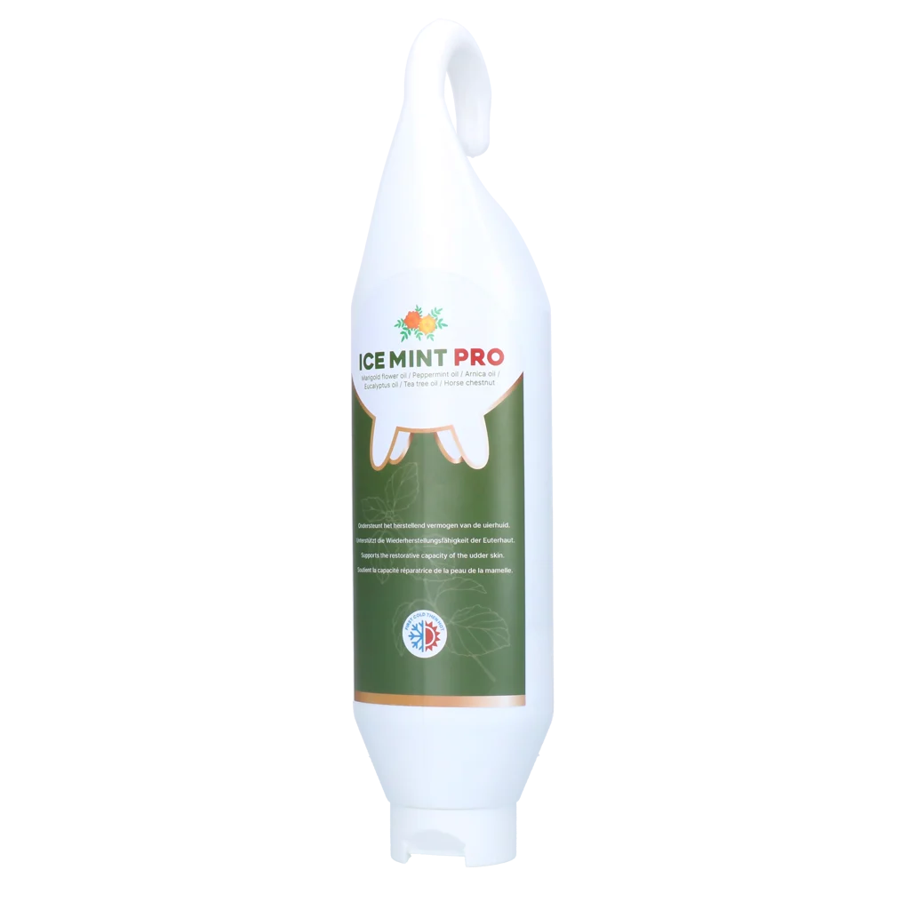 Gel na vemeno s měsíčkem lékařským v závěsné tubě, 1 l – Vet Animal Care Ice Mint Pro - Obrázek 1