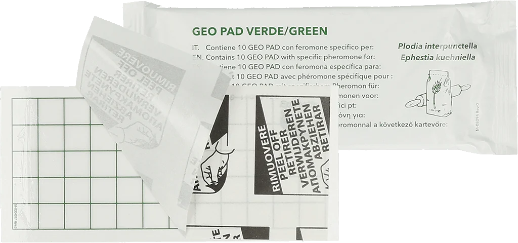 Lepová deska na potravinové moly s feromonem, 13 x 6 cm, 10 kusů – Hofman Pest Control Geo - Obrázek 1