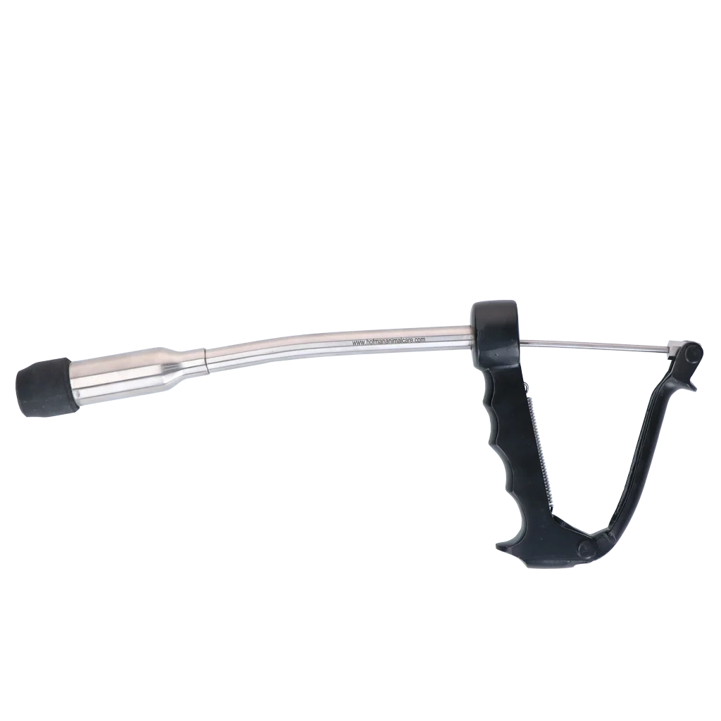 Aplikátor bolusů pro ovce a telata, nerezová ocel, 36 cm – Hofman Animal Care - Obrázek 1