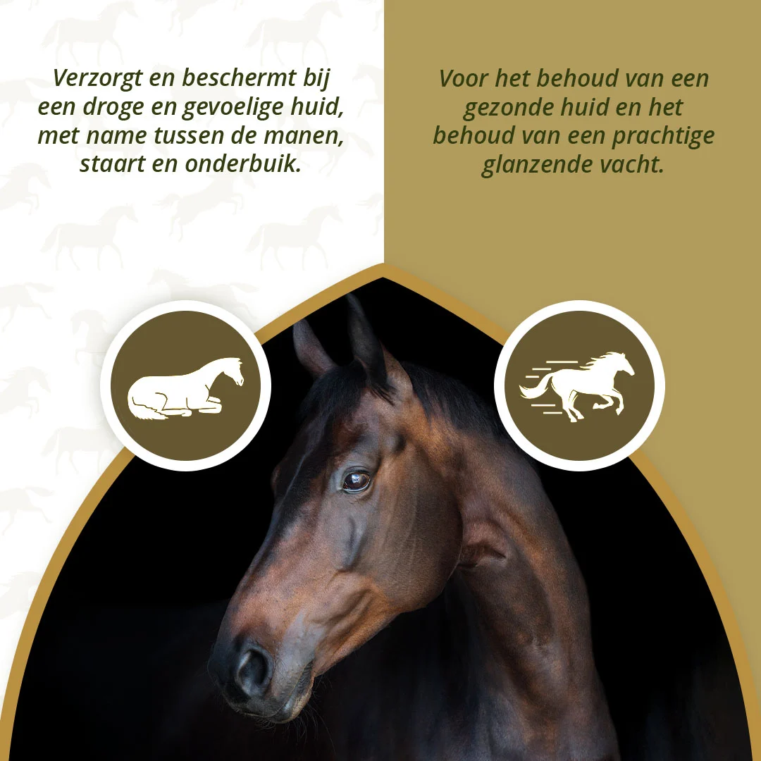 Krmný olej pro koně s omega 3 a omega 6, 1 l – Excellent Horse Itch Stop Feed Oil - Obrázek 3