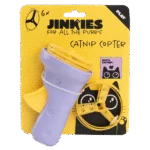 Interaktivní hračka pro kočky s vystřelovacími vrtulkami a šantou kočičí – Jinkies Catnip Copter