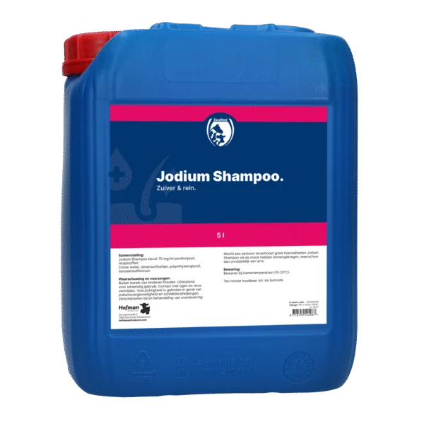 Jódový šampon na srst a pokožku, 5 l – Excellent Jodium Shampoo