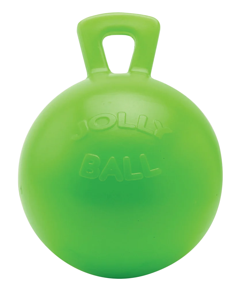 JOLL0083.png Hrací míč pro koně zelený, s vůní jablek, 25 cm – Jolly Pets Jolly Ball - Obrázek 1