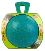 Míč na hraní pro koně, oceánově zelený s vůní jablka, 25 cm – Jolly Pets Jolly Ball - Obrázek 2