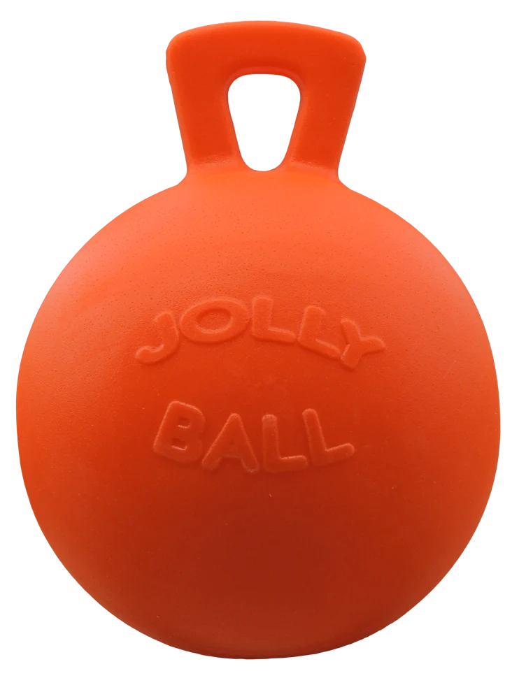 Míč na hraní pro koně, oranžový s vůní vanilky, 25 cm – Jolly Pets Jolly Ball - Obrázek 1