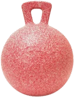 Hračka pro koně s vůní máty peprné, červená a bílá, 25 cm – Jolly Pets Jolly Ball