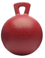 Míč na hraní pro koně, červený bez vůně, 25 cm – Jolly Pets Jolly Ball