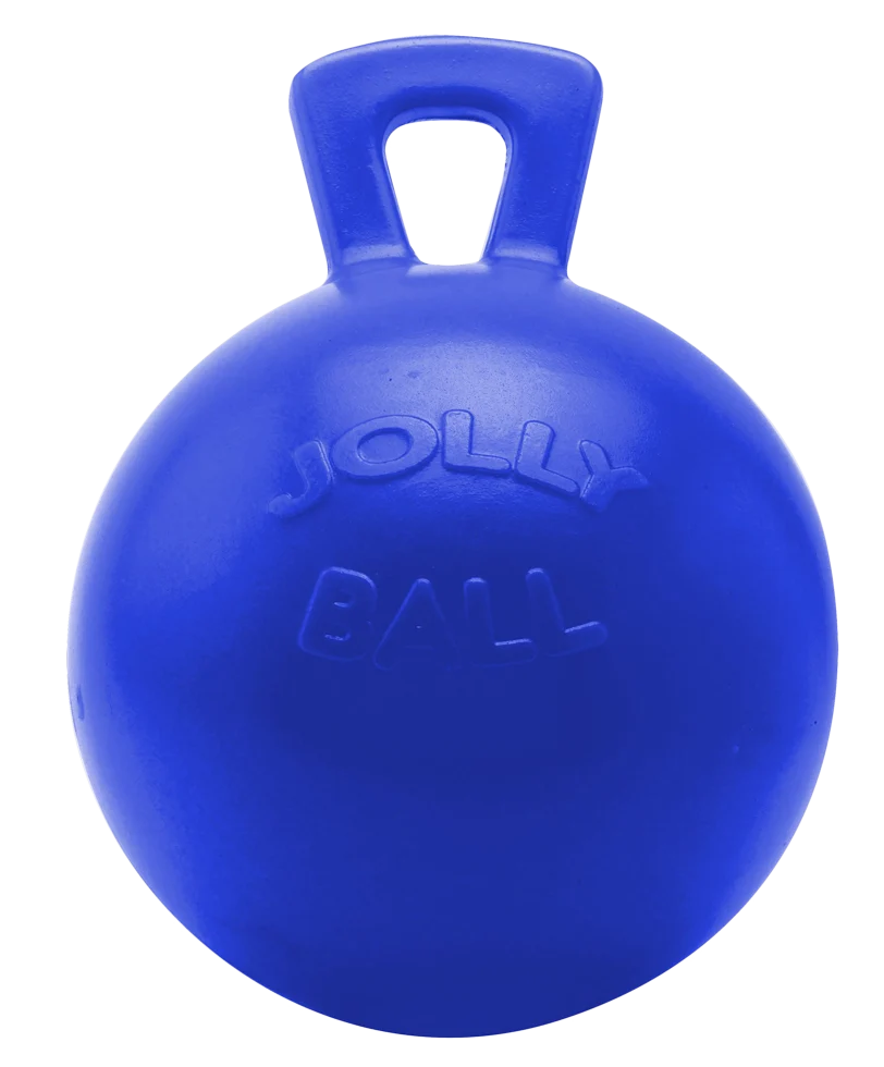 Tmavě modrý míč pro koně bez vůně, 25 cm – Jolly Pets Jolly Ball - Obrázek 1